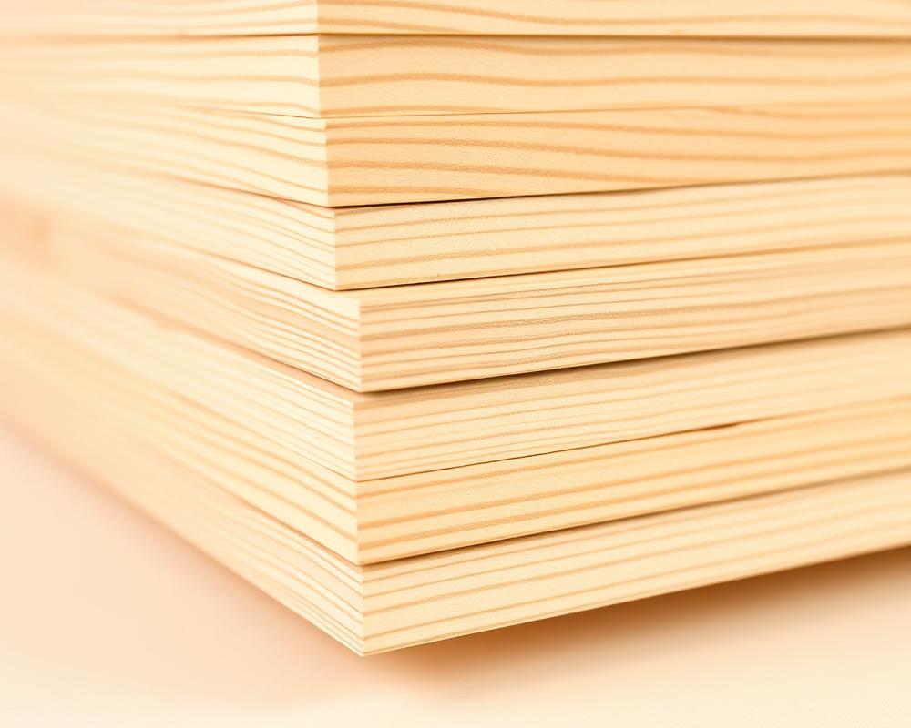 Stacked tongue and groove pine boards